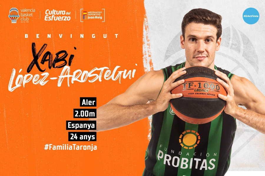 Xabi López-Arostegui se une al proyecto de Valencia Basket