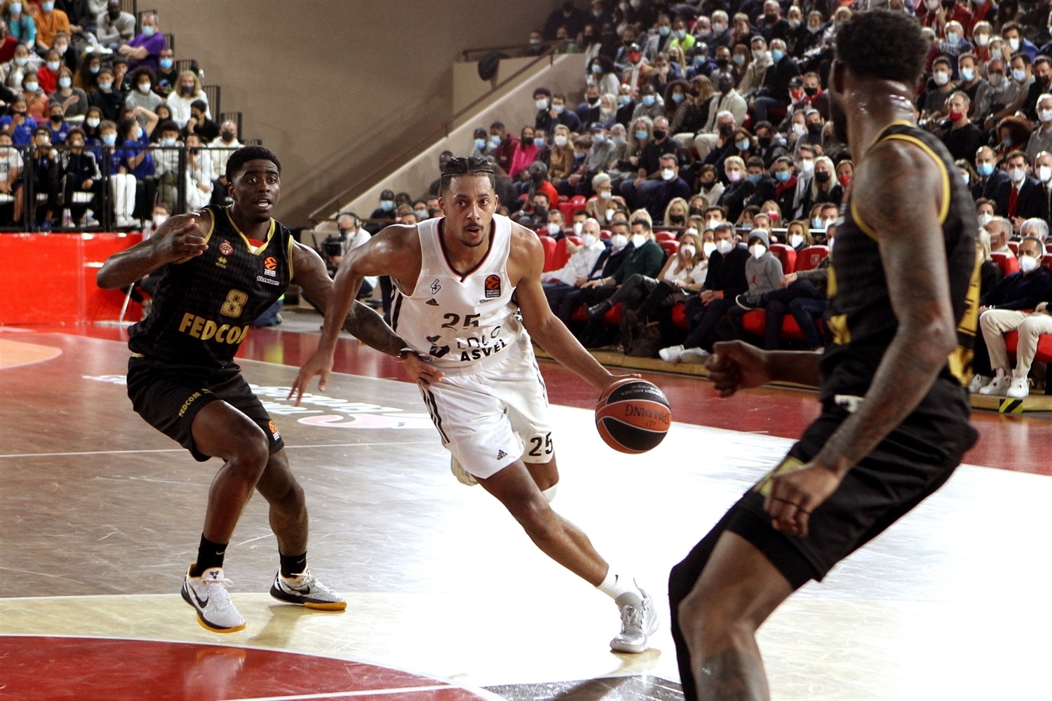 Duelo de gigantes de la liga francesa cuando el ASVEL se enfrente al Mónaco