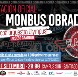 El Monbus Obradoiro recupera la presentación del equipo en un evento abierto a la afición con la Orquesta Olympus