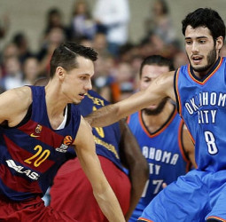 El Barcelona roza la victoria ante los Thunder (89-92)