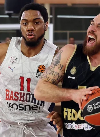 Mónaco supera al Baskonia en un partido de celebración para James, 92-85