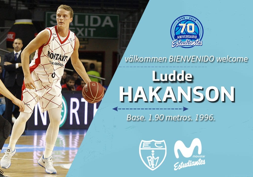 Ludde Hakanson, talento joven para Movistar Estudiantes