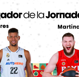Martinas Geben y Walter Tavares, Jugadores de la Jornada 14