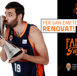 Valencia Basket y Fernando San Emeterio amplían su compromiso hasta 2019