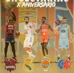El Torneo EncestaRías celebrará su décimo aniversario con el mejor cartel de su historia: Real Madrid, Baskonia, Valencia Basket y Río Breogán