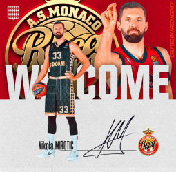 Nikola Mirotic firma con el AS Mónaco