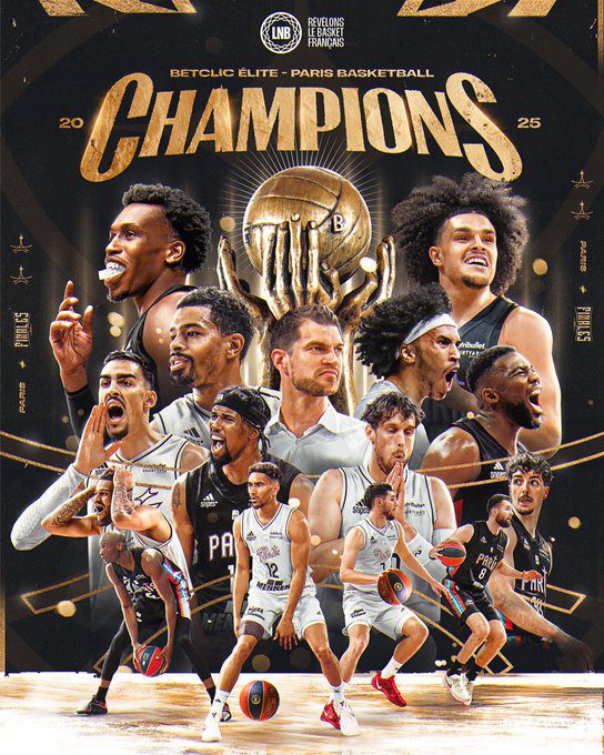 París Basketball conquista su primer título nacional tras una final épica ante Mónaco