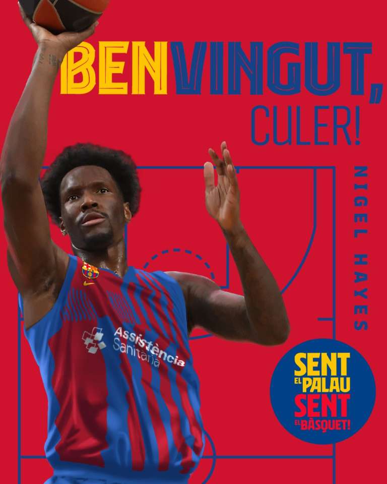 El Barcelona anuncia el fichaje de Nigel Hayes
