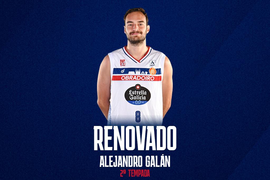 El extremeño Alejandro Galán renueva con el Monbus Obradoiro