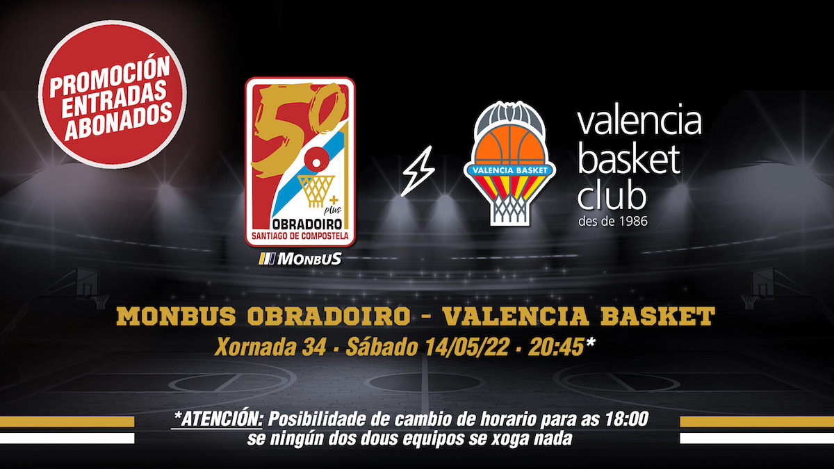 El Monbus Obradoiro activa promoción en entradas para sus abonados para despedir la temporada por todo lo alto ante Valencia Basket
