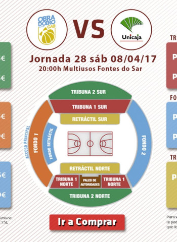 Ya a la venta las entradas para el partido contra el Unicaja, finalista de la Eurocup