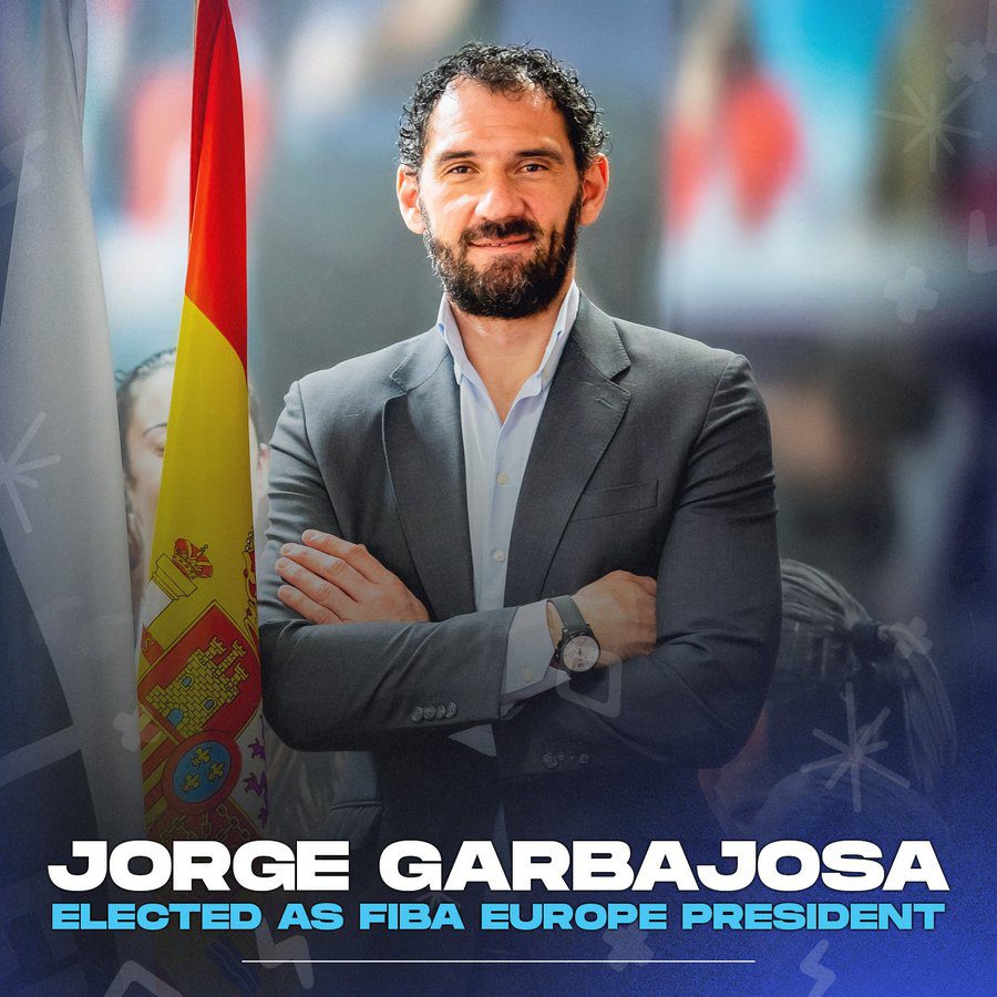 Jorge Garbajosa, presidente de FIBA Europa