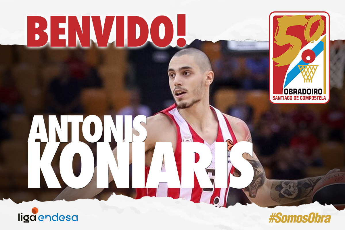 El Monbus Obradoiro ficha a Antonis Koniaris