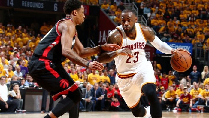 [1-0] Los Cavaliers siguen sin conocer la derrota y golpean primero a los Raptors (105-116)