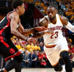 [1-0] Los Cavaliers siguen sin conocer la derrota y golpean primero a los Raptors (105-116)