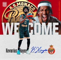 Kevarrius Hayes refuerza el juego interior del AS Monaco