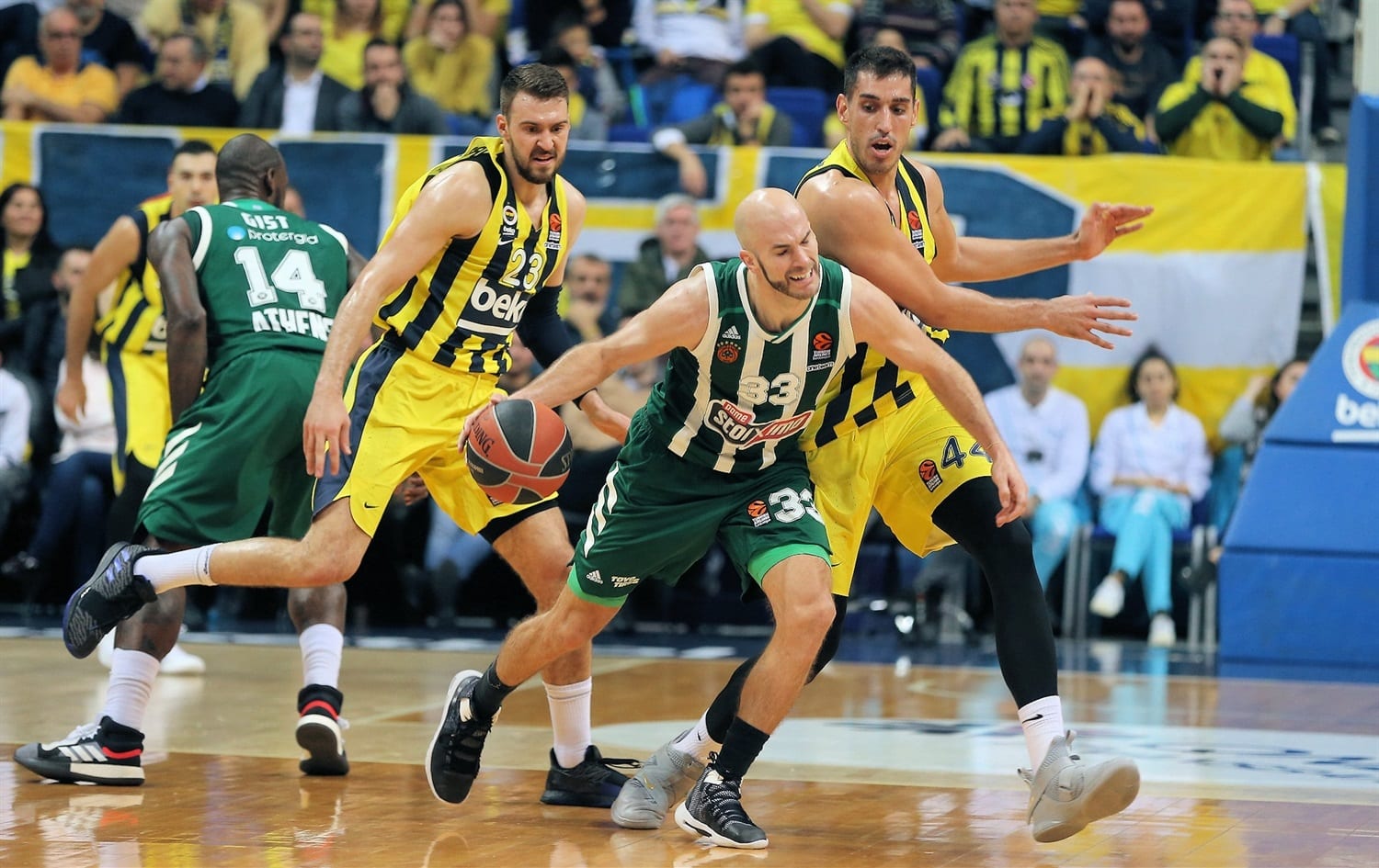 El Panathinaikos no fue rival para el Fenerbahce (85-66)