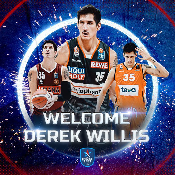 El Anadolu Efes anuncia el fichaje de Derek Willis