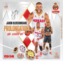 Jaron Blossomgame renueva contrato con AS Mónaco
