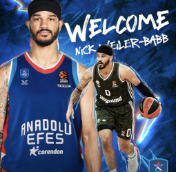 Anadolu Efes refuerza su perímetro con el Mejor Defensor de la Euroliga, Nick Weiler-Babb