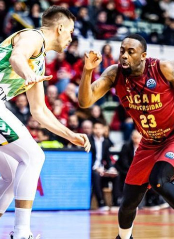 El UCAM Murcia se gusta en la Champions y doblega a Bilbao, 90-72