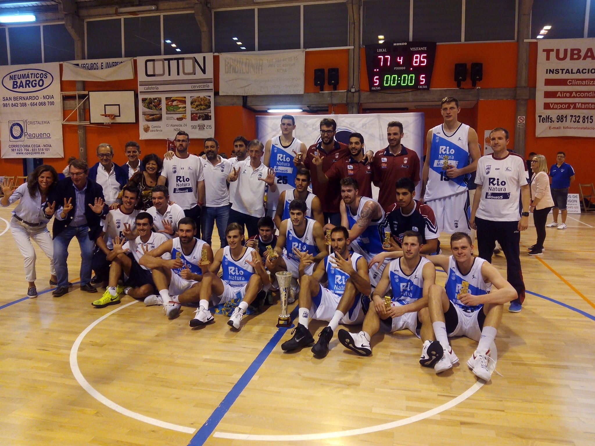 El Rio Natura Monbus gana su séptima Copa Galicia consecutiva