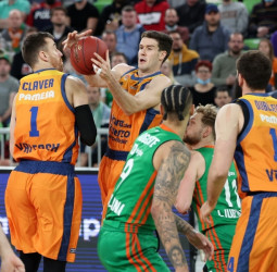 Remontada incompleta del Valencia Basket en Ljubljana (82-76)
