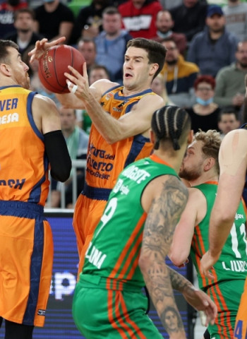 Remontada incompleta del Valencia Basket en Ljubljana (82-76)