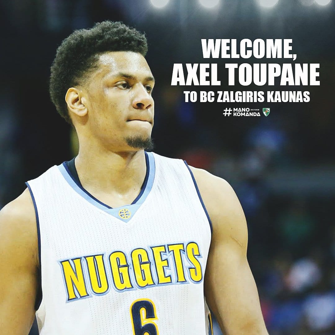 El Zalgiris Kaunas anuncia la contratación de Axel Toupane