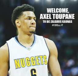 El Zalgiris Kaunas anuncia la contratación de Axel Toupane