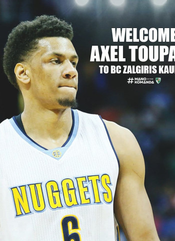 El Zalgiris Kaunas anuncia la contratación de Axel Toupane