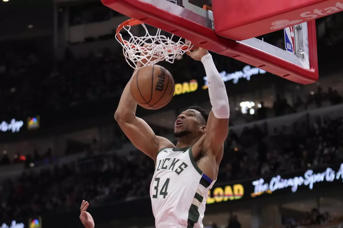 El ciclón Antetokounmpo arrasa Chicago
