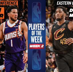 Devin Booker y Donovan Mitchell, jugadores de la semana NBA