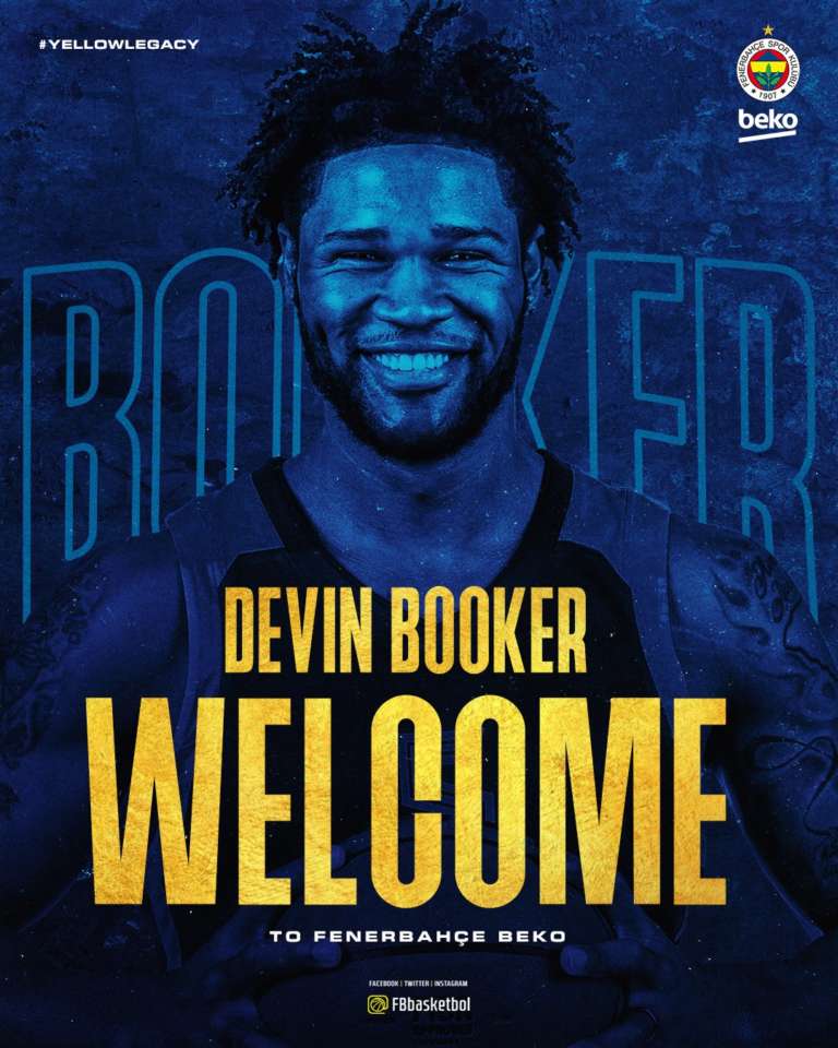 Devin Booker, nuevo jugador del Fenerbahce