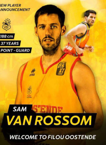 Filou Oostende anuncia el fichaje de Sam Van Rossom