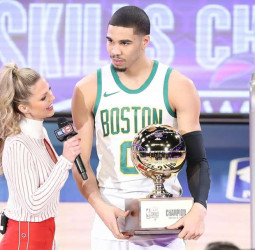 Jayson Tatum se lleva el concurso de habilidades del All-Star