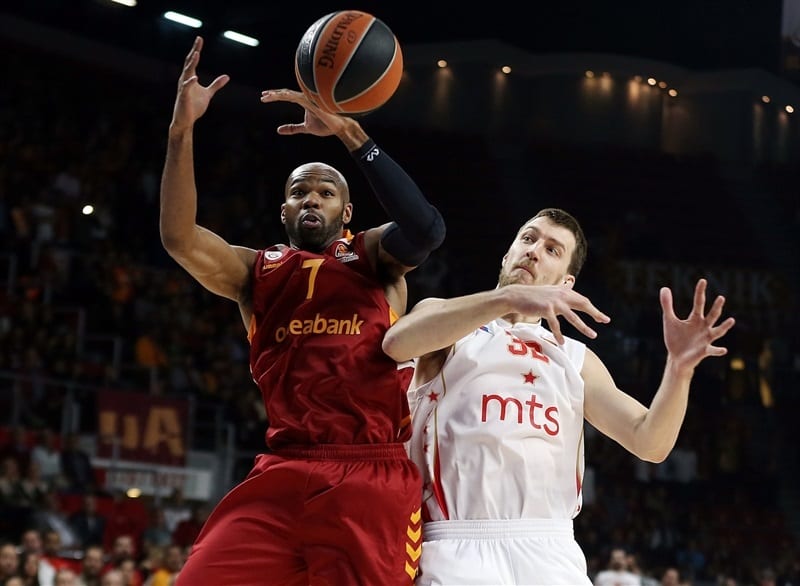 El Estrella Roja se apunta su primera victoria ante el Galatasaray (83-85)