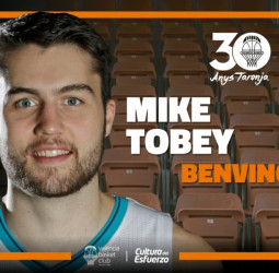 Valencia Basket alcanza un acuerdo con Mike Tobey para lo que resta de temporada