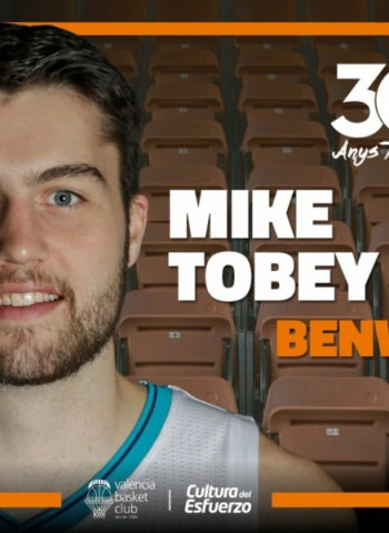 Valencia Basket alcanza un acuerdo con Mike Tobey para lo que resta de temporada