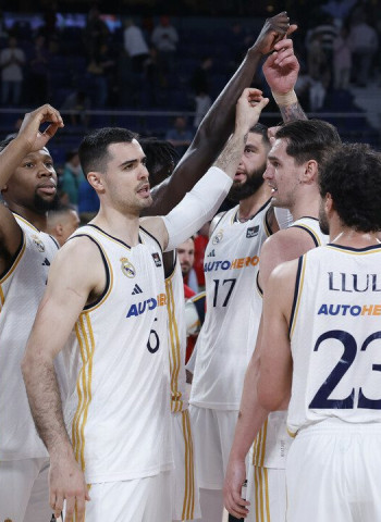 El Real Madrid gana y mantiene el liderato, 94-80