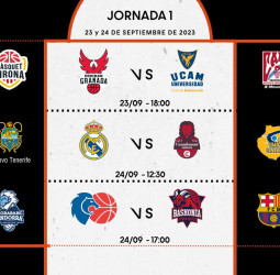 ¡Así es el calendario de la Liga Endesa 2023-24!
