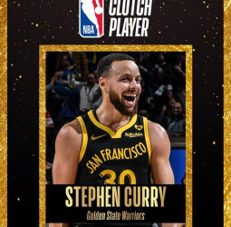 Stephen Curry,Jugador Clutch del Año de la NBA
