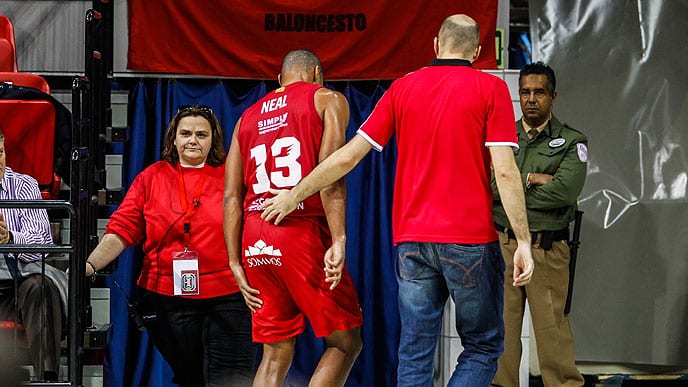 Gary Neal, cuatro semanas de baja por una lesión muscular