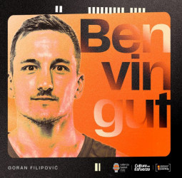 Valencia Basket incorpora al base Goran Filipovic con un contrato temporal de dos meses