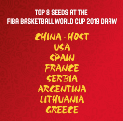 FIBA anuncia los ocho cabezas de serie para el próximo Mundial