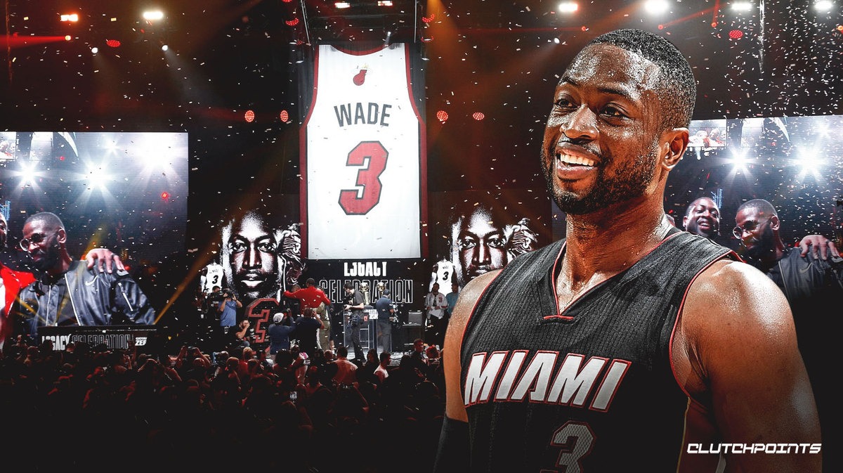 Los Miami Heat retiran el 3 de Dwyane Wade