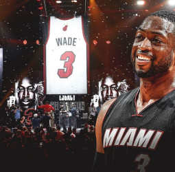 Los Miami Heat retiran el 3 de Dwyane Wade