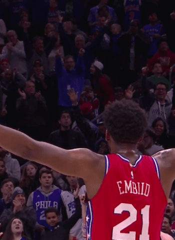 Joel Embiid y el trash talking