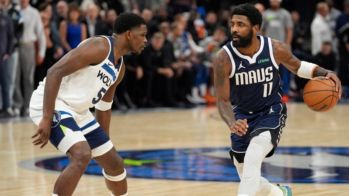 Irving comanda la victoria de los Mavericks ante los Wolves, 120-114