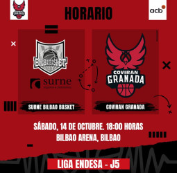 El Coviran Granada visita el Bilbao Arena